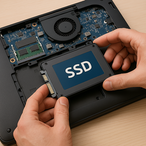 نصب ssd